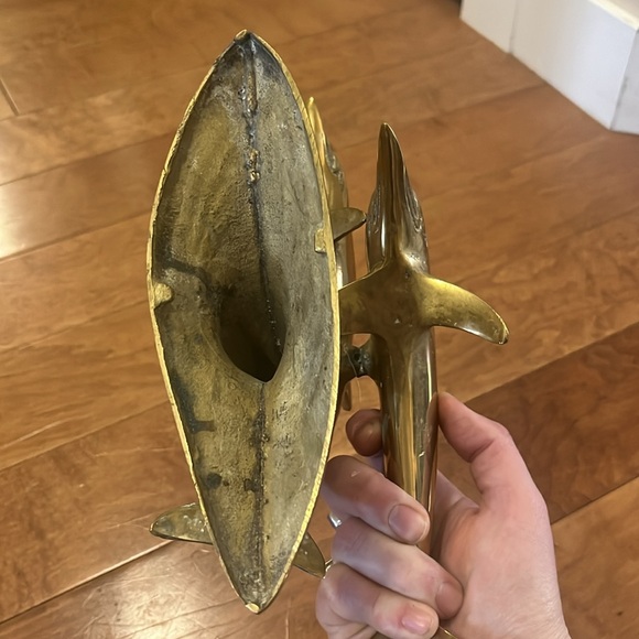 MCM brass dolphins - Picture 5 of 5